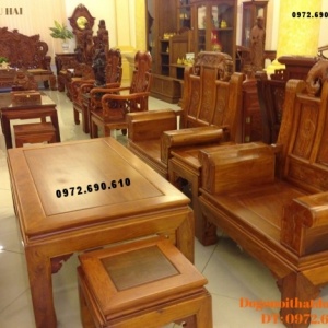 Bán Bộ bàn ghế đồng kỵ giá rẻ kiểu như ý B108