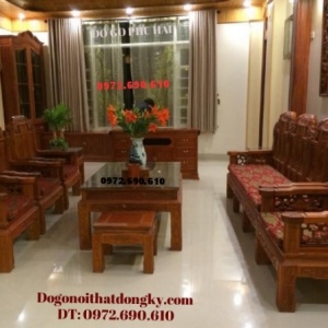 Bộ bàn ghế phòng khách đẹp giá rẻ kiểu Như ý B112