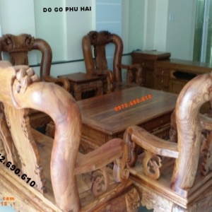 Do go dong ky Bo ban ghe go cam lai vai 14 BG-40