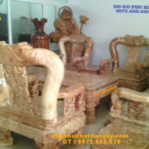 Ban ghe phong khach go nu nghien Quoc trien V14 BG-41