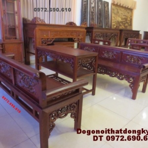 Bộ trường kỷ, Tràng kỷ đẹp gỗ gụ TK56