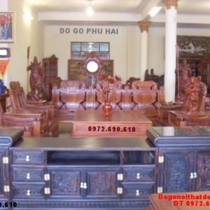 Bàn ghế gỗ hương đẹp kiểu mẫu như ý NY71