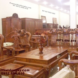Bàn ghế gỗ đồng kỵ gỗ hương Quốc đào QD72