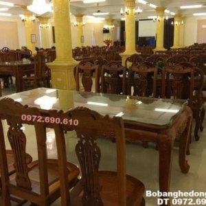 Bộ bàn ghế ăn bằng gỗ đẹp dogodongky.net.vn BA.111