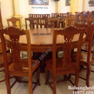 16+ Mẫu Bộ Bàn Ăn Đẹp, Bộ Bàn Ghế Ăn Bàn Tròn BA.118