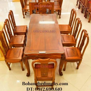 Xem Ngay MẪU BÀN ĂN ĐẸP Kiểu Sang Trọng 8 ghế BA.136