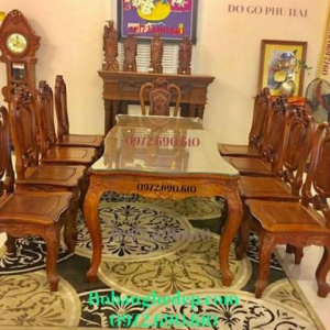 Nơi Bán Bộ Bàn Ghế Ăn Đẹp, Bàn Ăn Kiểu Châu Âu BA.138