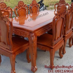 BO BAN GHE PHONG AN DEP 8 Ghe Kieu Chau Au BA.143