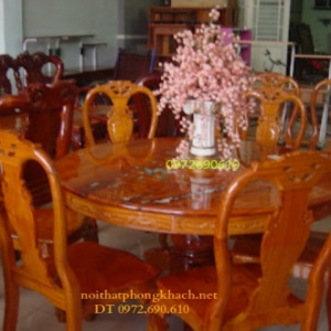 Nơi sản xuất Bộ bàn ghế ăn kiểu Bàn Tròn BT23