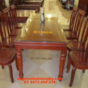 Bộ bàn ghế phòng ăn, Bàn chữ nhật BA36