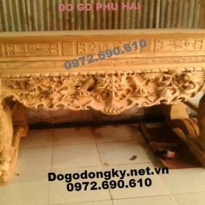 Bàn Thờ Gỗ Mít Đẹp, Bàn Thờ Gia Tiên ST125