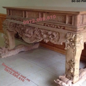 Mẫu Bàn Thờ Đẹp Nhất, Bàn Thờ Gỗ Giáng Hương ST128