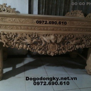 Mẫu Bàn Thờ Đẹp Chạm Dơi Thọ Dogodongky.net.vn ST121