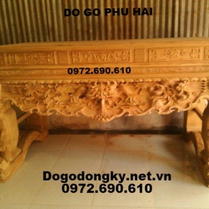 Các Mẫu Bàn Thờ Gỗ Đẹp, Cho Phòng Thờ Rộng ST123