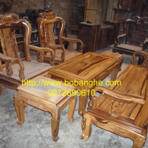 Bàn Ghế gỗ Cẩm thị Kiểu Minh quốc Hông CT2