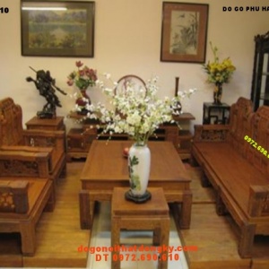 Đồ gỗ đồng ky Bộ Bàn Ghế Như ý Voi NY2