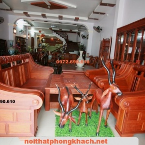 Bộ bàn ghế Hộp Kiểu Đài Loan Gỗ Hương HT4