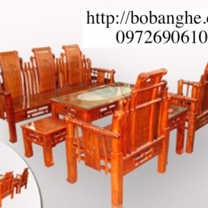 Bộ Bàn Ghế gỗ hương Kiểu Tần Thủy Hoàng TTH1