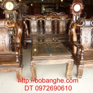 Bộ bàn ghế gỗ mun Minh Quốc Đào GM5