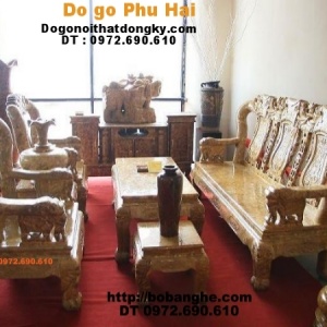 Bộ bàn ghế gỗ nu nghiến kiểu Minh Quốc Voi NGQV1