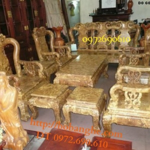 Bàn ghế gỗ nu nghiến Kiểu Minh quốc NG9