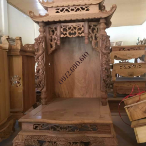 Bàn Thờ Thần Tài Dành Cho Các Công Ty Kiểu 3 Mái Đẹp BTT.42