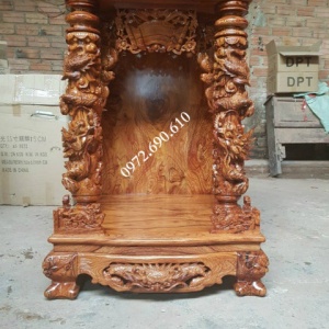 BÀN THỜ THẦN TÀI Kích Thước Chuẩn Cung Phát Lộc BTT.44