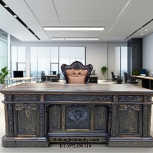 Bàn Làm Việc Gỗ Mun Và Các Mẫu Thiết Kế Tại Đồ Gỗ Phú Hải