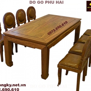 Nơi Bán Bộ Bàn Ghế Ăn Kiểu Hiện Đại Cho Phong Ăn Vip BA.166