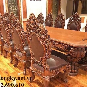 Bộ Bàn Ghế Phòng Ăn Siêu Đẹp – Thương Hiệu Đồ Gỗ Phú Hải BA.177