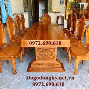 Bộ Bàn Ghế Ăn Đẹp 9 Ghế Dành Cho Phòng Ăn Vip BA.168