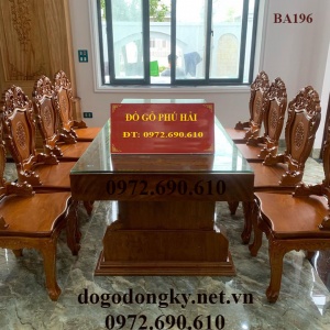 Bộ Bàn Ghế Ăn Đẹp, Sang Trọng Đẳng Cấp Cho Phòng Ăn Vip BA196