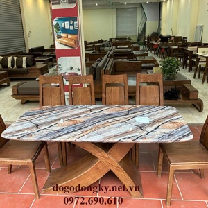 Nơi Bán Bộ Bàn Ghế Ăn Đẹp Giá Rẻ Gỗ Sồi Nga BA.236