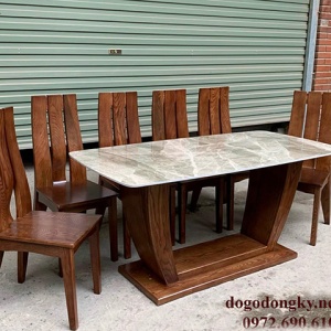Nơi Bán Bộ Bàn Ghế Ăn Gỗ Sồi Mỹ Tại Bình Dương BA.234