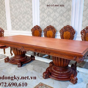 CHOÁNG Bộ Bàn Ghế Ăn Mẫu Hoàng Gia Giá Hơn 200 Triệu BA.210