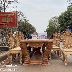 NGĂM Bộ Bàn Ghế Ăn “SIÊU KHỦNG” Của Đại Gia Việt BA.173 