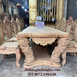 Bộ Bàn Ghế Phòng Ăn Đẹp “Gây Choáng” Của Đại Gia Việt BA.174 