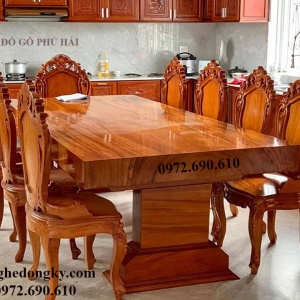 【SỞ THỊ】Bộ Bàn Ghế Phòng Ăn Có 1 – Ko 2 Mẫu Sang Trọng, Dẳng Cấp BA203