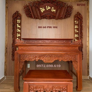 Nơi Bán Câu Đối Cuốn Thư Đẹp Mẫu Song Long Chầu Nguyệt HP.100