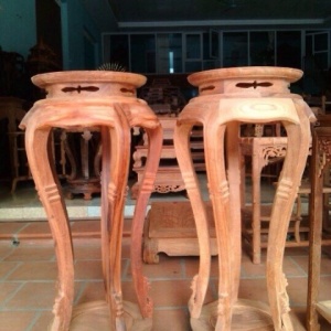 Sản xuất Đôn gỗ trang trí mẫu mã phong phú D.14