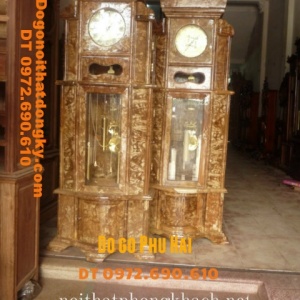 Đồng hồ đứng gỗ nu nghiến máy Hàn quốc ĐH16