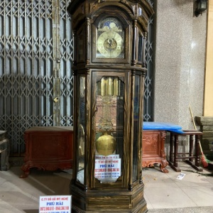 Nơi Bán Đồng Hồ Cây. Mẫu Đồng Hồ Máy Cơ Gỗ Mun Đẹp & Hiếm DH.181