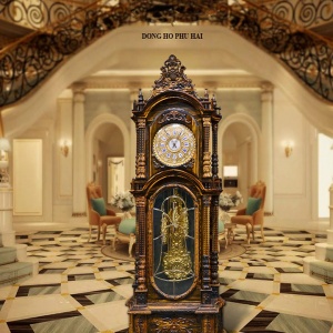 Đồng Hồ Cây Đẳng Cấp Nhất Gỗ Mun Siêu Vip DH.202