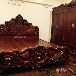 Giường Ngủ Đẹp, Giường Ngủ Mẫu Sang Trọng GN.120