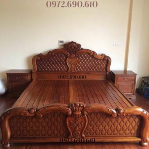 Bán Giường Ngủ Đẹp Gỗ Gõ Giá Sốc Giảm Giá 15% GN.140