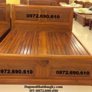 Giường ngủ giá rẻ, Giường gỗ đẹp GN44