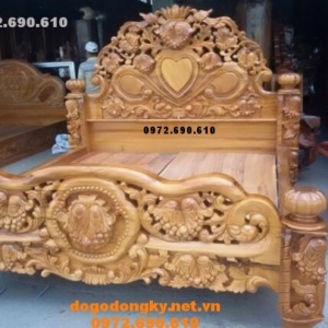 SX và bán giường ngủ đẹp kiểu dáng mới nhất GN57