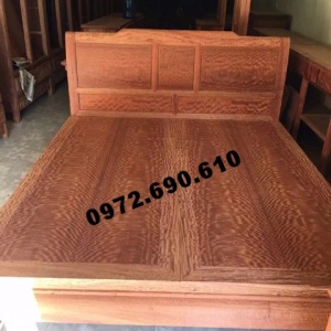 Giường ngủ mẫu đẹp, Giường đôi gỗ giá rẻ GN.67