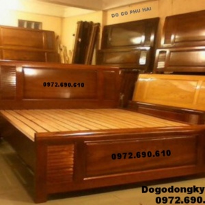 Giường ngủ Cho Phòng Ngủ Đẹp, Giường Gỗ Hương GN73