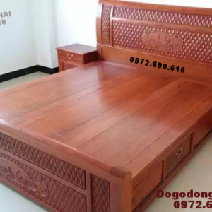 Mẫu Giường ngủ Giá Rẻ Gỗ Tự Nhiên Giảm Giá 30% GN82